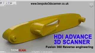 Fusion 360 Reverse engineering from scan data example