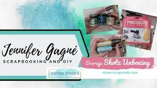 Happy Mail! What did I get from Scrap Shotz? /#Unboxing /Glue Press/Lunar Pastes/Distress Spritz/