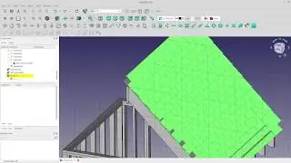FreeCAD Tutorial - Roof Shingles ( Sneeak Peak at Workbench )
