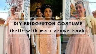 Come Thrift a Bridgerton Costume with Me + Easy DIY Crown Hack