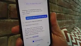 Bing Chat On iOS mobile app