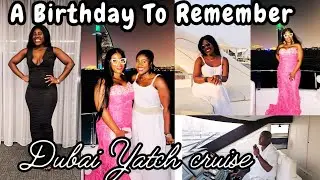 LUXURY YATCH BIRTHDAY PARTY IN DUBAI | BLACK AND WHITE BIRTHDAY PARTY | VLOG | Lua lih
