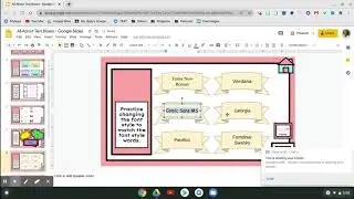 Teaching Kids Google Slides Skills - Text Box Font Style