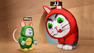 JJ and Mikey Became Tom and Jerry !? (Maizen Roblox)