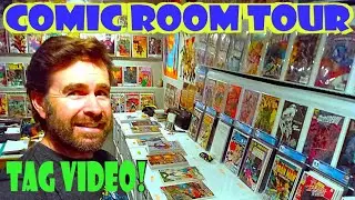 My QUIRKY Comic Book Room Tour TAG VIDEO! See how I manage my collection. Rarely seen! Comicsamurai