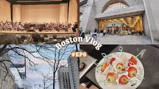 波士頓留學 Vlog 6｜音樂會、自己做草莓拉絲、活躍的幾周、boston public library、Wheelock family theatre