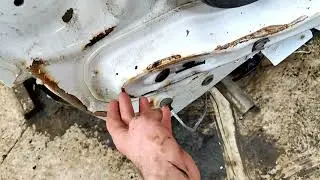 Renault Logan. Кузовной ремонт. Ремонт крышки багажника и задней панели.