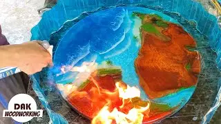 How to make DIY epoxy table | Amazing Extremely Creative Ocean Epoxy