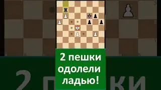 2 пешки одолели ладью! 