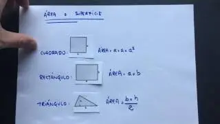 GEOMETRÍA PARA PRIMARIA. FÓRMULAS PARA CALCULAR ÁREAS. CUADRILÁTEROS Y TRIÁNGULOS.