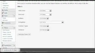 How To Import And Export Content In Wordpress