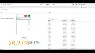 Qlik Sense'de Bookmarks (Seçim imi)