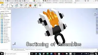 Various assembly drawing sectioning examples.