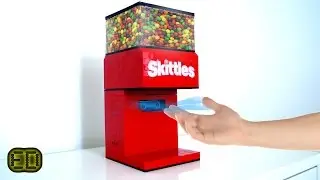 Lego Hand Detecting Skittles Machine