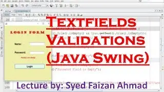 How to Validate textfield in java | Textfields Validations using Netbeans | Form validation in java