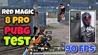 Red Magic 8 Pro Pubg Test | 90 fps with fps meter.