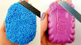 Soap Carving ASMR - Squishy Glitter Foam & Soap Cubes - Relaxing Soap  Sounds ASMR(no talking) P051