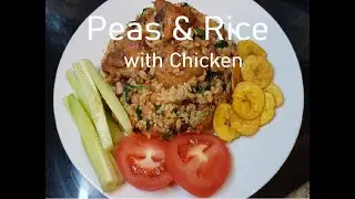 Peas and Rice  - You need to try this! #chickenrecipe #healthyrecipes