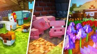 Top 10 UNDERRATED Farming Mods for Minecraft! 🚜