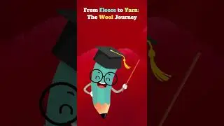 From Fleece to Yarn The Wool Journey | Fabric from Animals | DAV | Class 7
