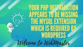 [SOLVED] Your PHP installation appears to be missing MySQL extension which is required by WordPress.