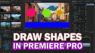 How to Draw Circle and Rectangle Shapes in Adobe Premiere Pro | Urdu - Hindi Tutorial