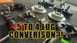 Integra Type R 5 Lug Conversion with a 4 Lug Hubs