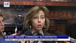 DI MAIO - SALVINI "STRINGONO" SU CONTRATTO