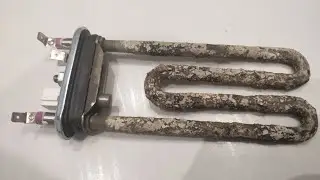 Замена тена(стиральная машинка Haier HW60-BP12758)