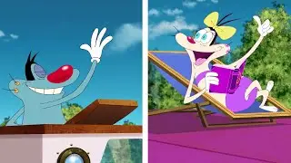 Oggy and the Cockroaches - Oggy's vacation (COMPILATION) BEST CARTOON COLLECTION | New Episodes HD