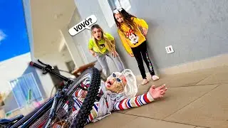 EVIL GRANDMA HAD A BICYCLE ACCIDENT!