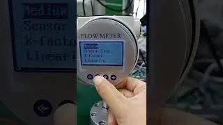 How to change K factor of Gear Flow Meter
