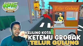 "Kantin Sekolah Simulator" Jualan di Kantin Seperti Nyata | Ketemu Grobak Telur Gulung