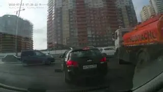 ДТП перекресток Объездной и Циолковского, Климовск-Подольск