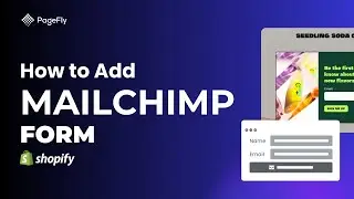 How to Connect Mailchimp to Shopify pages | PageFly Tutorial
