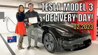 My first brand new car is a 2023 Tesla Model 3 Delivery Day Australia