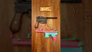 3D Printed Mauser C96 VS Laser C96