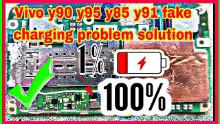 Vivo y90 y95 y85 y91 fake charging problem solution 💯%