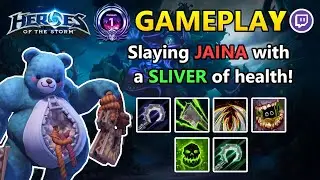 Slaying JAINA with a SLIVER of health! | Heroes of the Storm | Storm League | Ranked