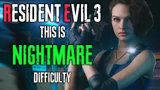 Trying NIGHTMARE DIFFICULTY in RESIDENT EVIL 3 REMAKE