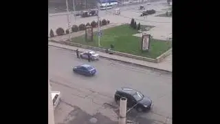 На площади Дерунова стреляли в собаку