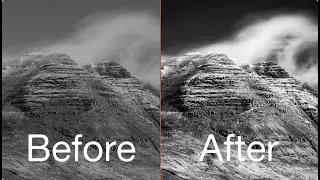 How to get a POWERFUL black & white look for your photos