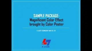 Sample Concept VOL.1 | Magnificent color effect brought by color poster