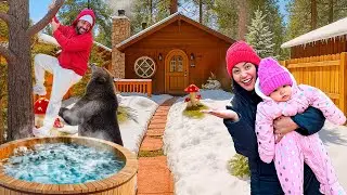 ⛰️ Living in a little house in the mountains with a hot jacuzzi 🔥 New home | Renting little houses