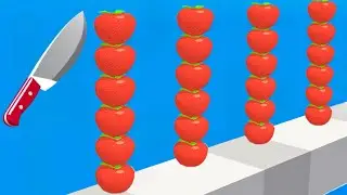 Slice it all! Top Mobile Game! Relaxing sounds! Satisfying Video