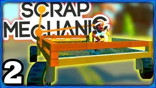 Getting A Vehicle and Saving A Prisoner! | Scrap Mechanic Ep. 2!