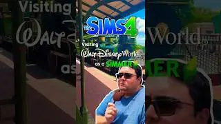 Visiting #DisneyWorld As A Simmer | #thesims4 #thesims #shorts #sims4 #sims