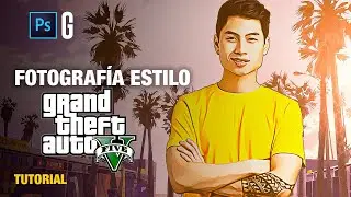 Photoshop Tutorial | Cómo Crear una Foto Cartoon Estilo GTA | Create A GTA Style Cartoon Photo