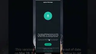 WhatsApp Not Working | Problem Solved ✅ | Update WhatsApp | Leave testing program| Kannada #Shorts