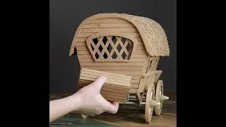 ❣DIY Vardo Wagon Using Cardboard❣